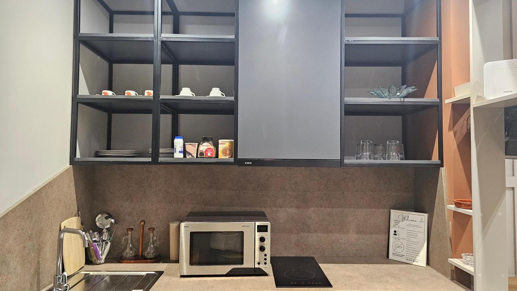 Tam Serviced Studio Apartments Next To Blloku 地拉那 外观 照片