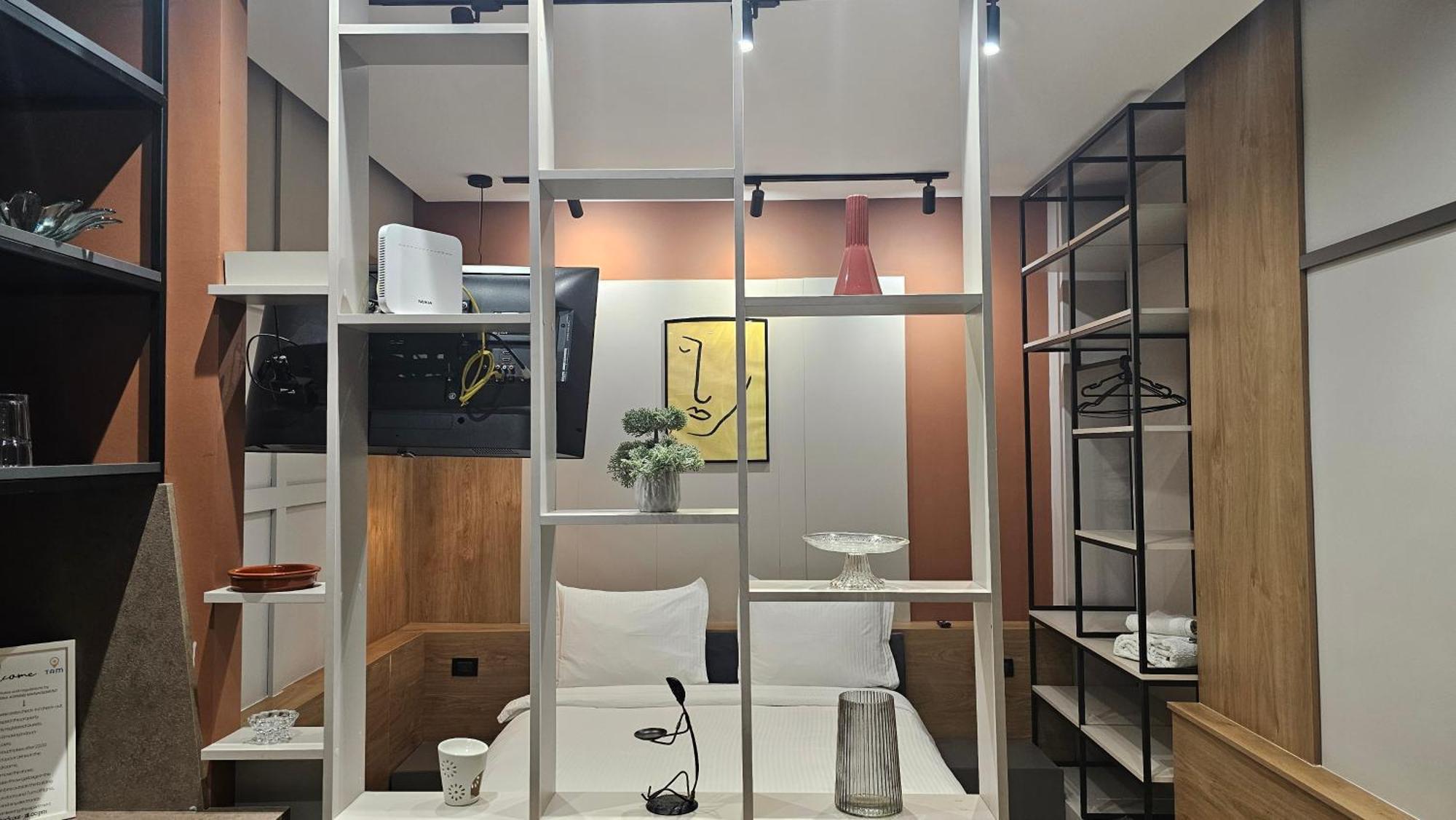 Tam Serviced Studio Apartments Next To Blloku 地拉那 外观 照片