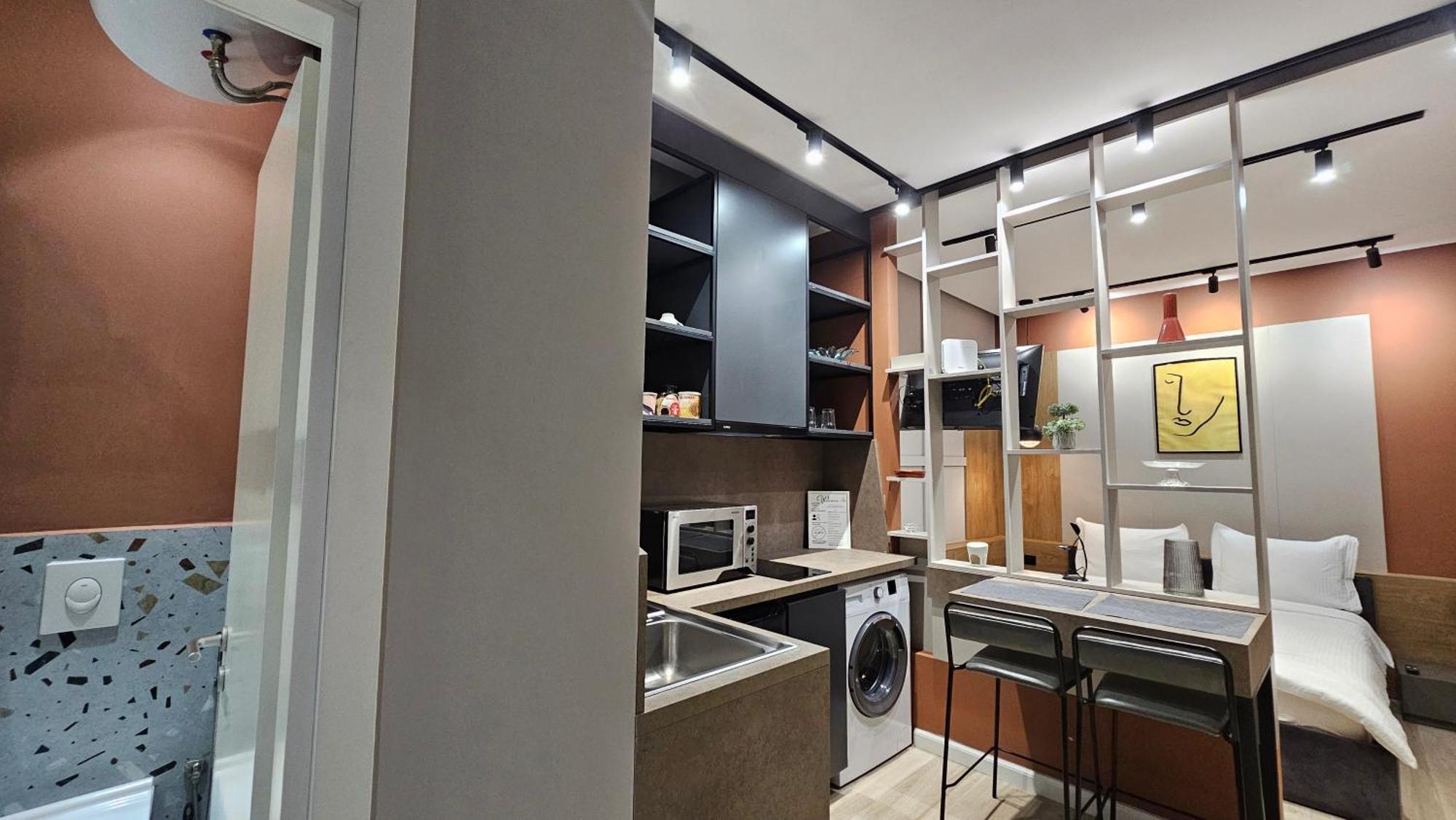 Tam Serviced Studio Apartments Next To Blloku 地拉那 外观 照片